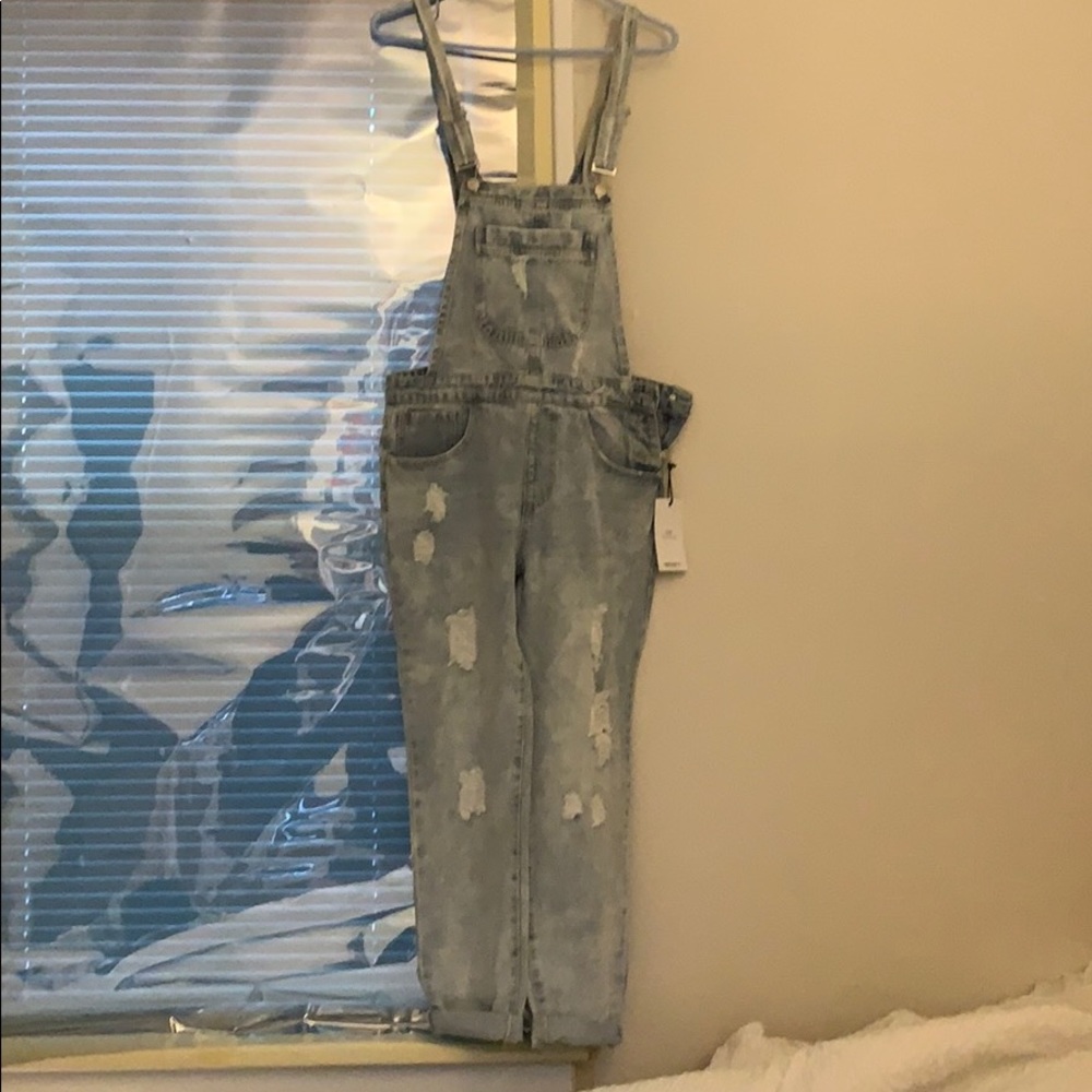 Light Denim Overalls